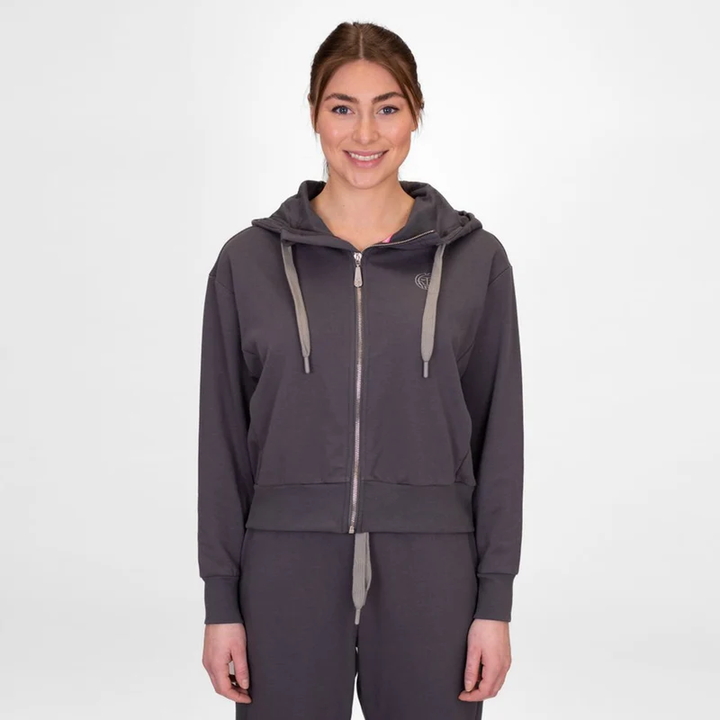 Chill Trainingsjacke Damen-Dunkelgrau