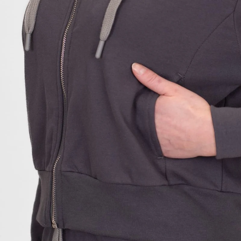 Chill Trainingsjacke Damen-Dunkelgrau