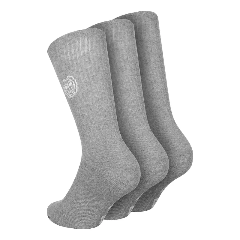 Don Carlito Crew Move Tennissocken-Grau,Weiß