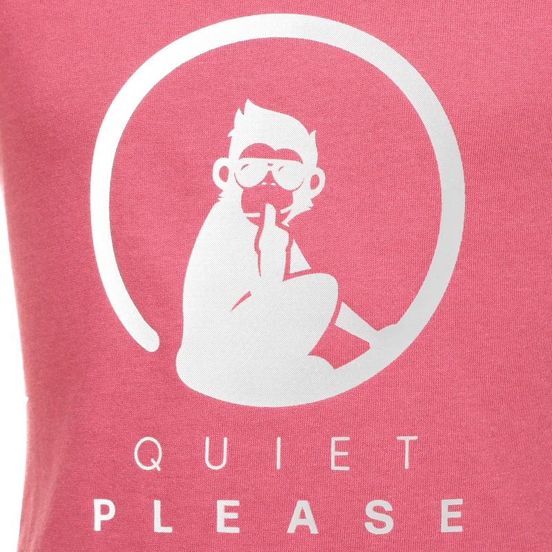Baseline Logo T-Shirt Mädchen-Pink