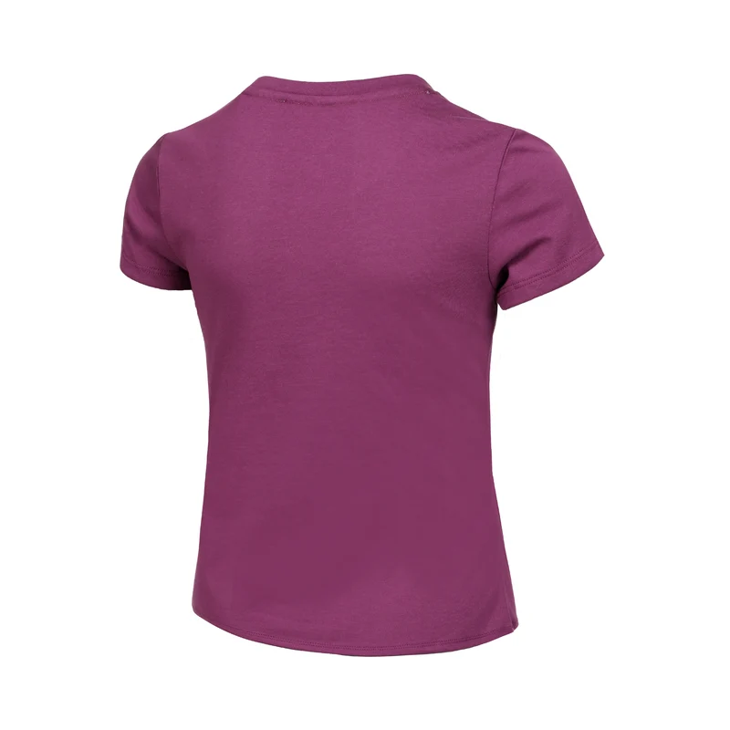 Baseline Logo T-Shirt Mädchen-Berry,Pink