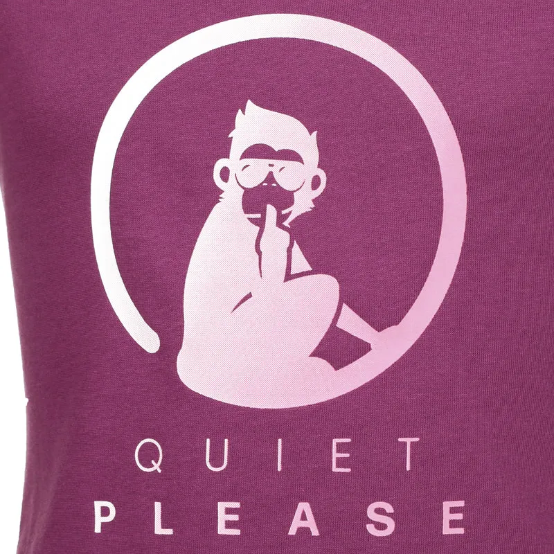Baseline Logo T-Shirt Mädchen-Berry,Pink
