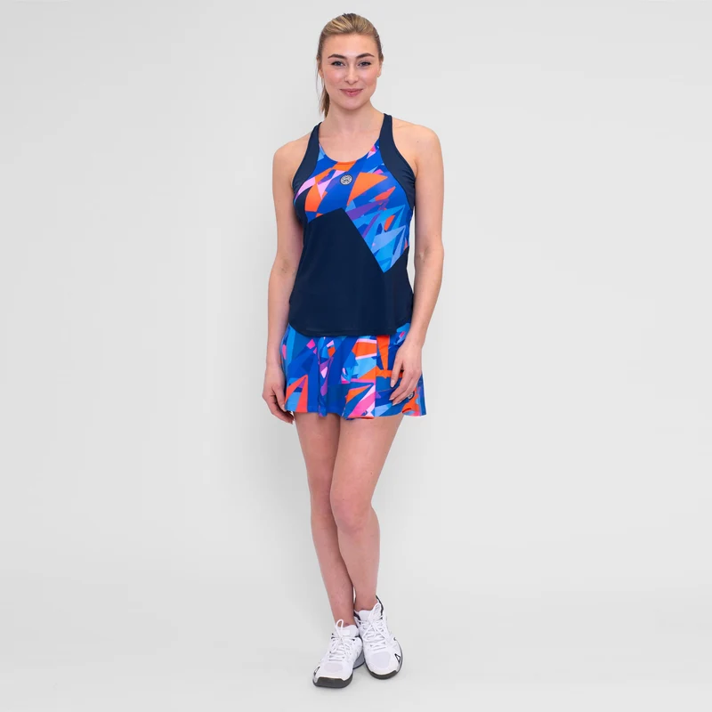 Spike Tank-Top Damen-Dunkelblau,Mehrfarbig
