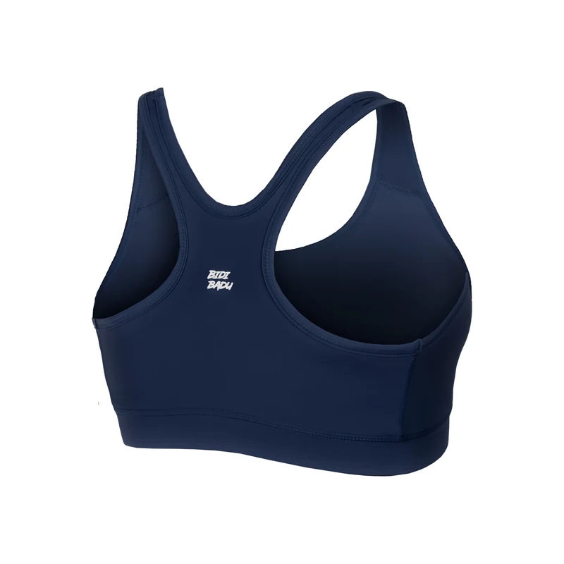 Crew Medium Support Sport-BH Damen-Dunkelblau