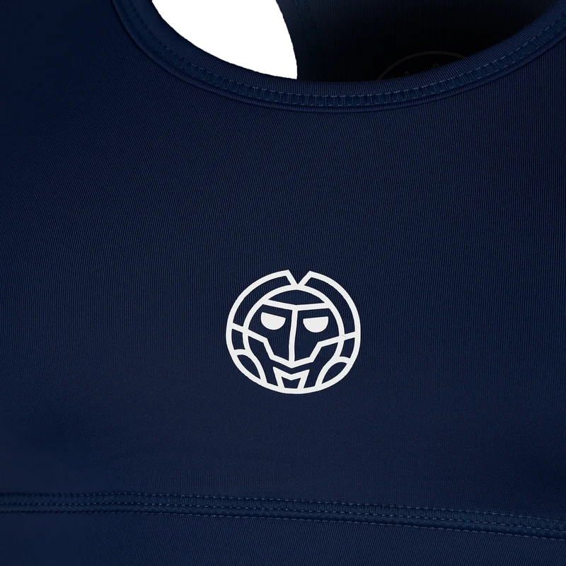 Crew Medium Support Sport-BH Damen-Dunkelblau