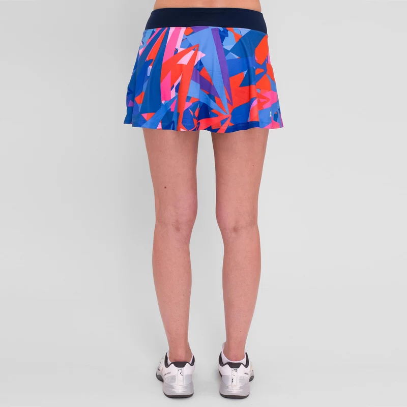 Spike Printed Wavy Rock Damen-Dunkelblau,Blau