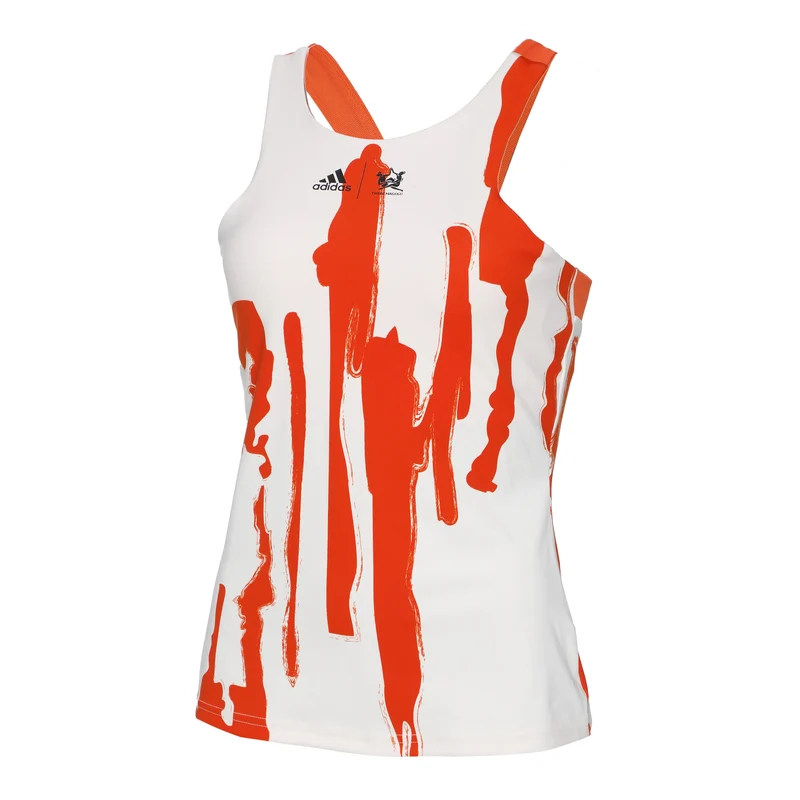 New York Y Tank-Top Damen-Beige,Orange