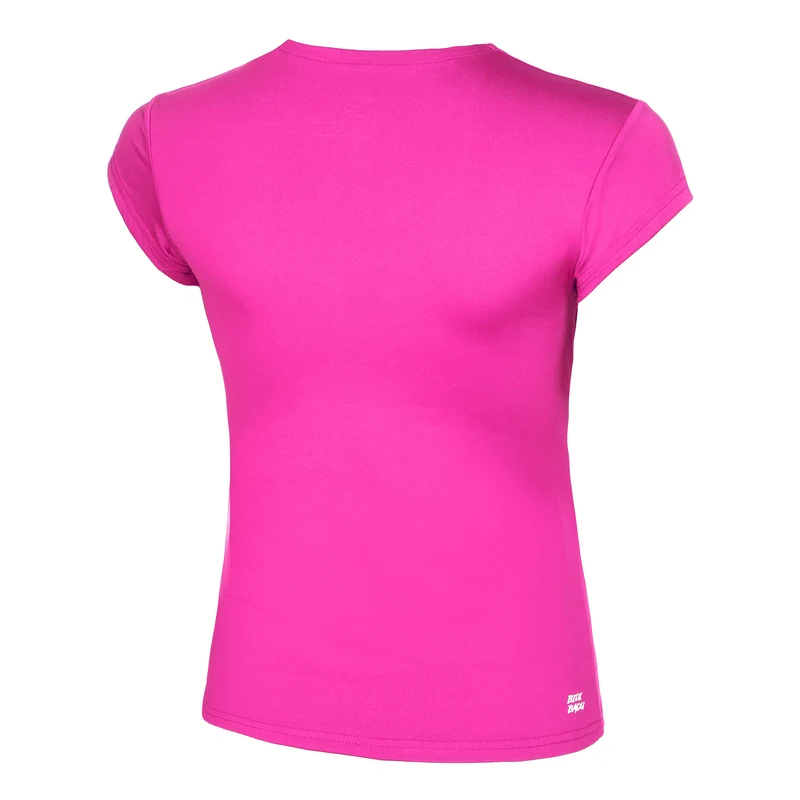 Crew V-Neck T-Shirt Damen-Pink