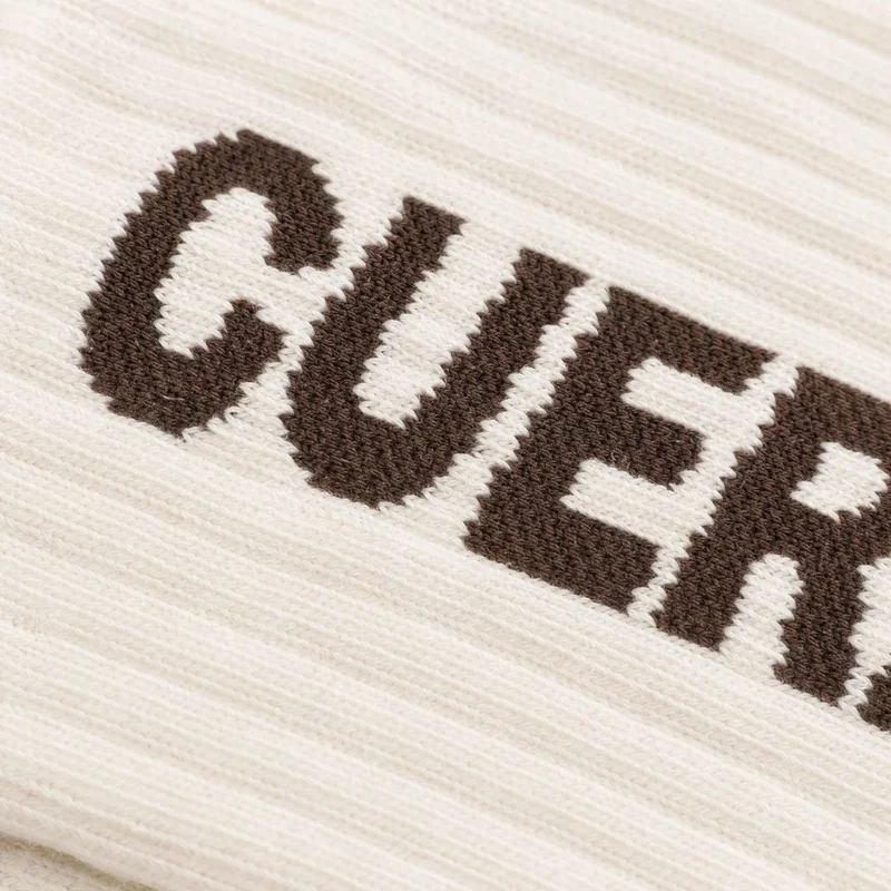 Cuera Padel Socks (2-Pack, Off-White/Dark Brown)