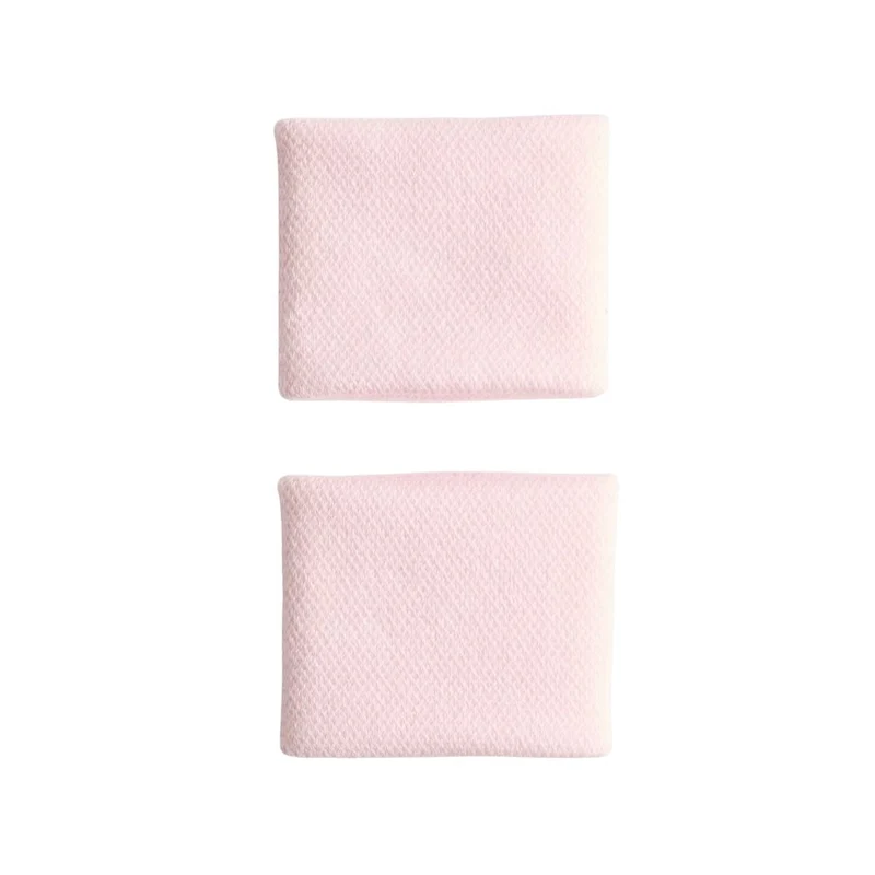 Adidas Wristbands Small (2-pack, Distilled Pink/White)