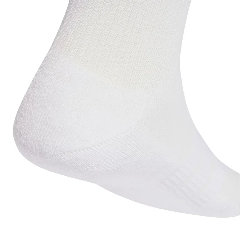 Adidas Essential Crew Socks (3-pack, White)
