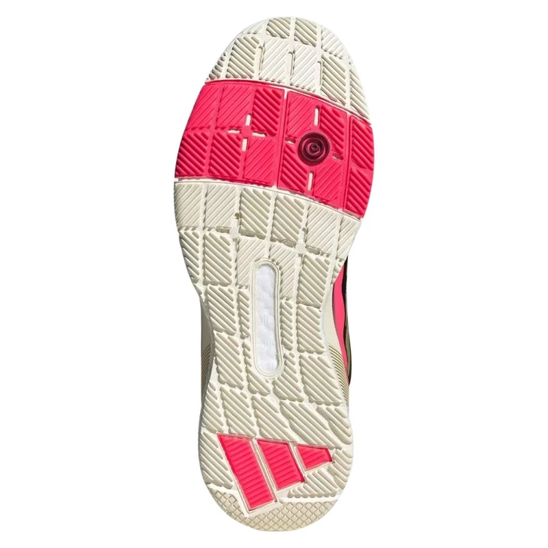 Adidas Crazyquick Boost Men Padel Shoes (Core Black/Gold Metallic/Solar Turbo)