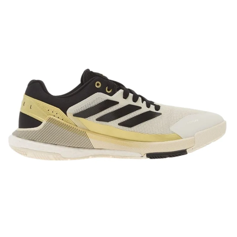 Adidas Crazyquick Boost Men Padel Shoes (Off White/Core Black/Gold Metallic)
