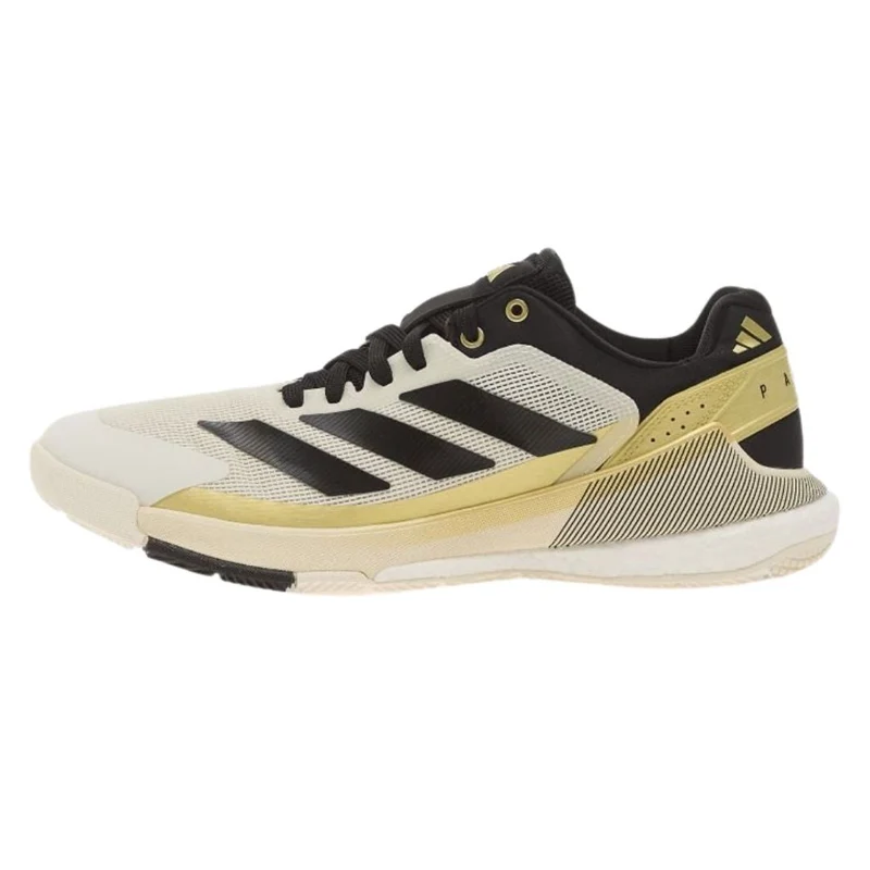 Adidas Crazyquick Boost Men Padel Shoes (Off White/Core Black/Gold Metallic)