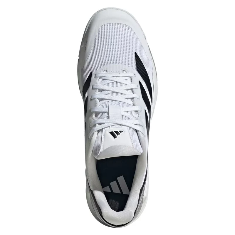 Adidas Crazyquick LS Men Padel Shoes (Cloud White/Core Black/Silver Metallic)