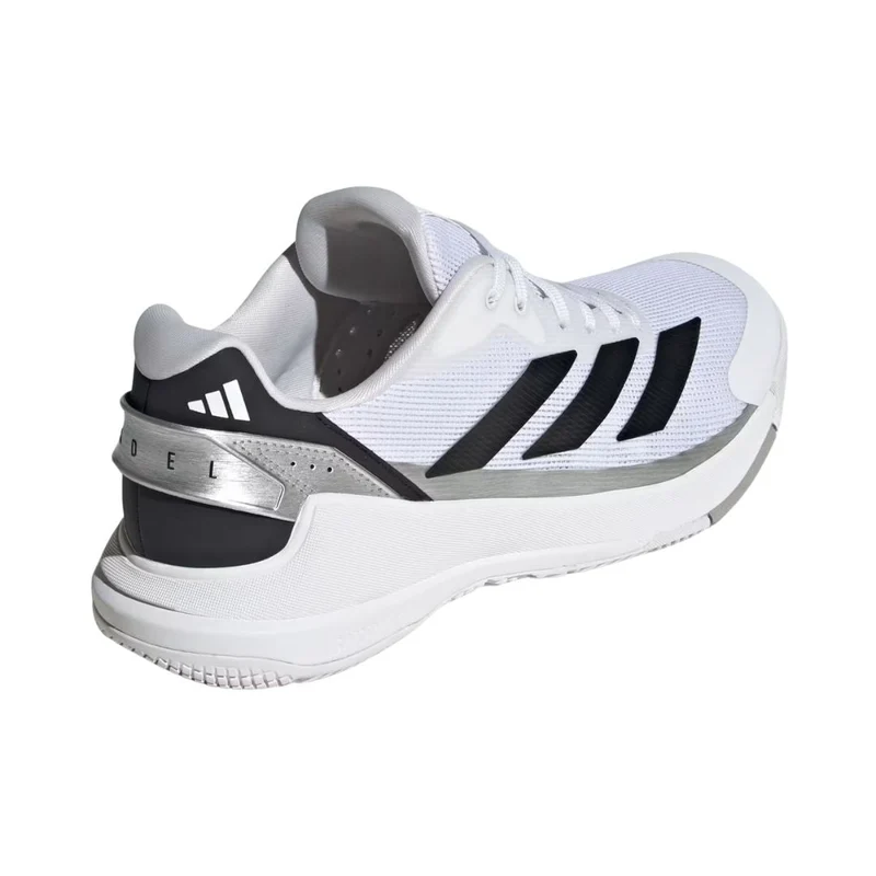 Adidas Crazyquick LS Men Padel Shoes (Cloud White/Core Black/Silver Metallic)