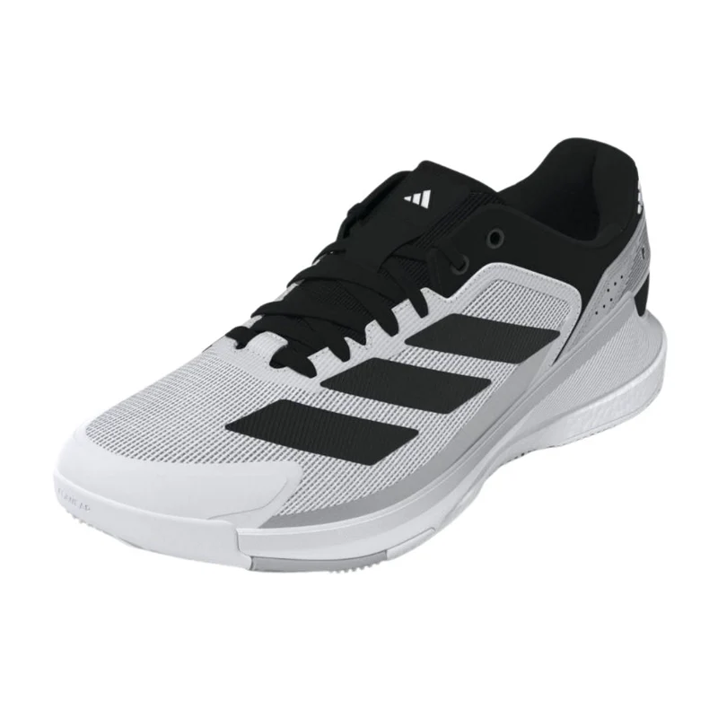 Adidas Crazyquick Boost Men Padel Shoes (White/Grey Two/Core Black)