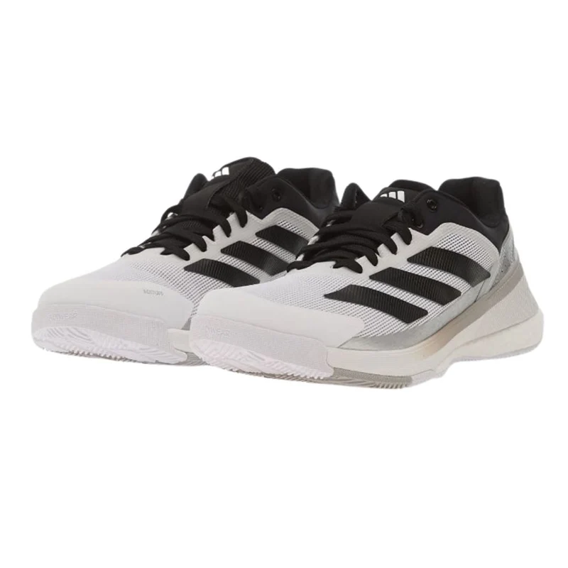 Adidas Crazyquick Boost Men Padel Shoes (White/Grey Two/Core Black)