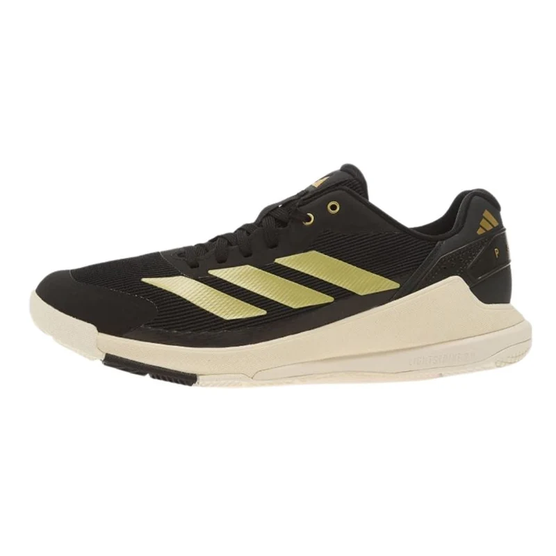 Adidas Crazyquick LS Men Padel Shoes (Off White/Core Black/Gold Metallic)