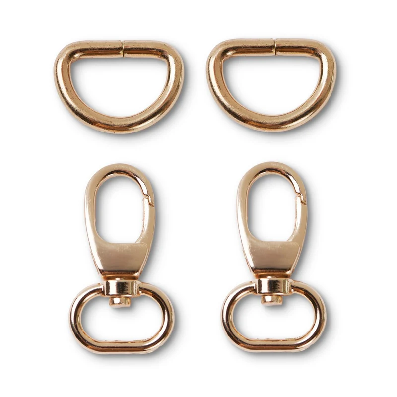 Karabinerverschlüsse mit D-Ringen