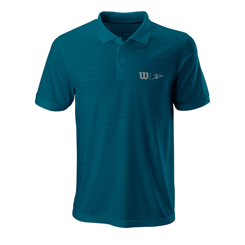 Bela Stripe II Polo Herren-Blau