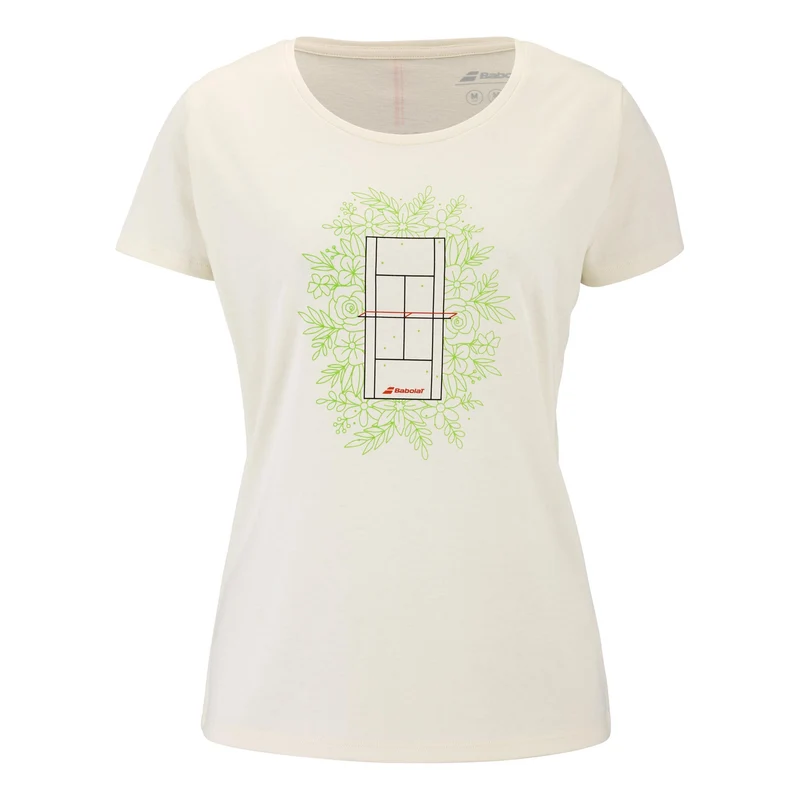 EX Message T-Shirt Damen-creme