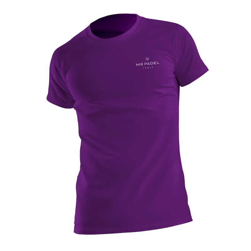 Mr Padelshirt Regular Fit Paars