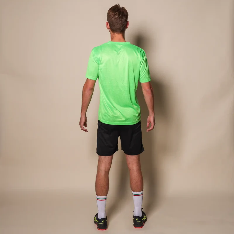 Mr Padelshirt Regular Fit Neon Groen