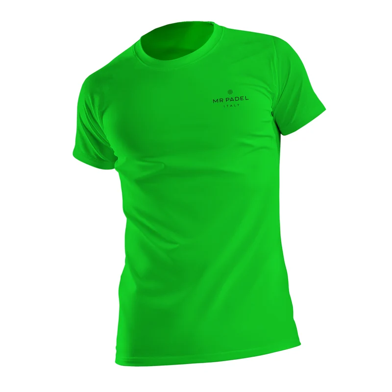 Mr Padelshirt Regular Fit Neon Groen