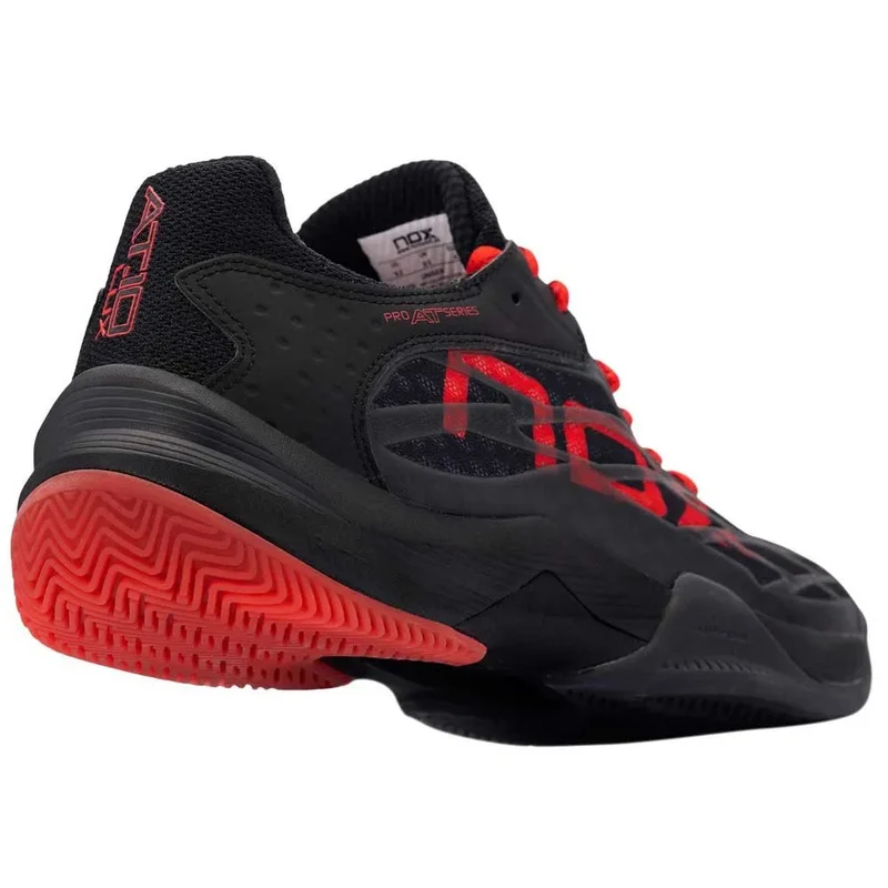 NOX AT10 Lux Padelschuh Schwarz