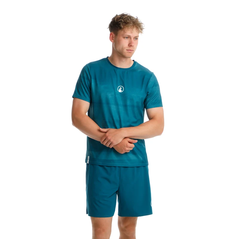 Create Receiver Wipe T-Shirt Herren-Petrol,Weiß