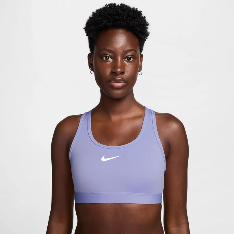 Swoosh Medium Support Sport-BH Damen-Lila