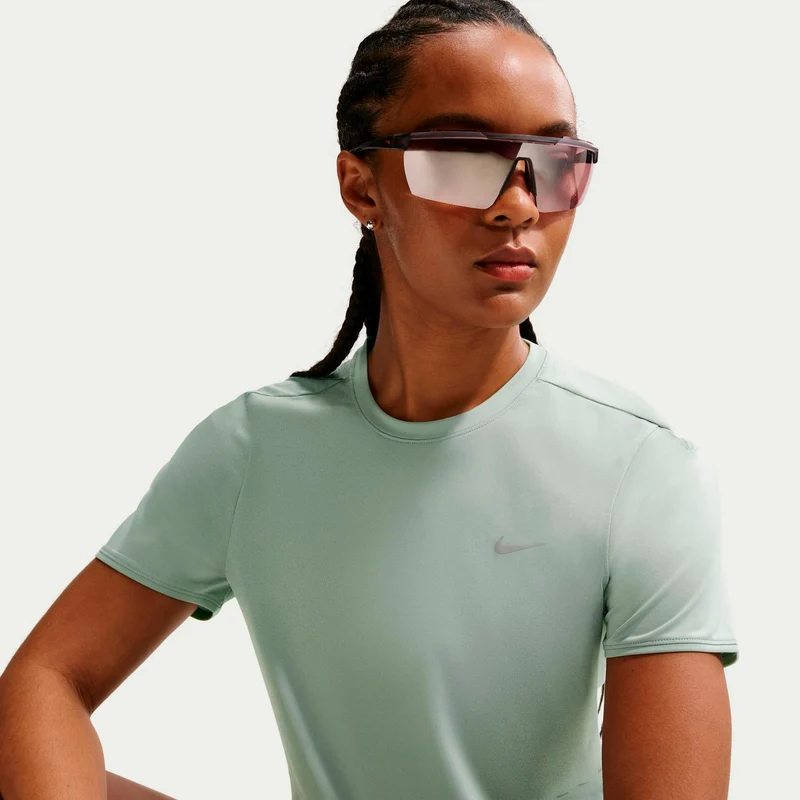 Swift Laufshirt Damen - hellgrün, silber
