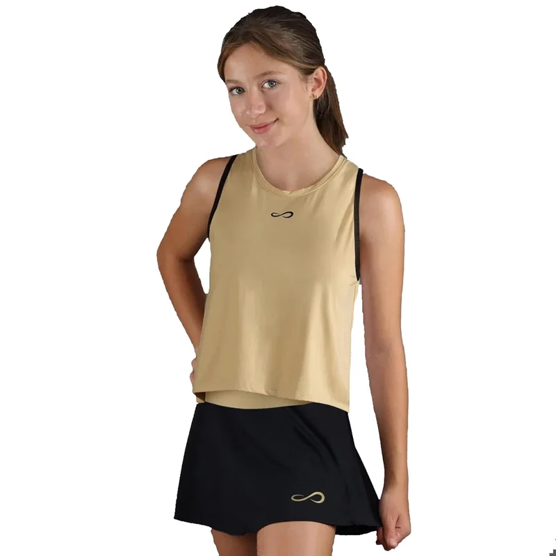 Court Tank-Top Damen-Gold