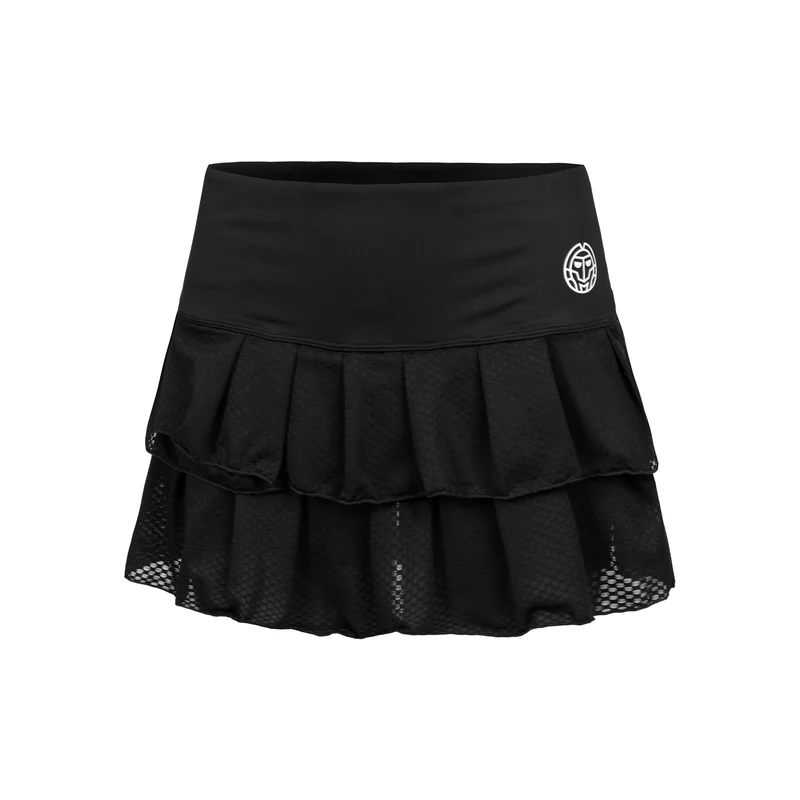 Crew Pleated Rock Damen-Schwarz