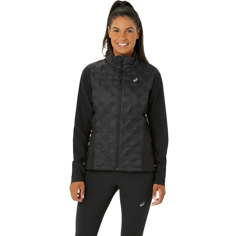 Road Winter Laufjacke Damen-Schwarz