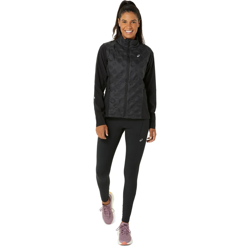 Road Winter Laufjacke Damen-Schwarz