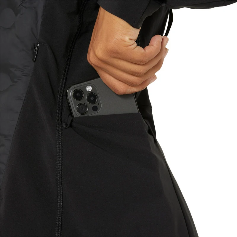 Road Winter Laufjacke Damen-Schwarz