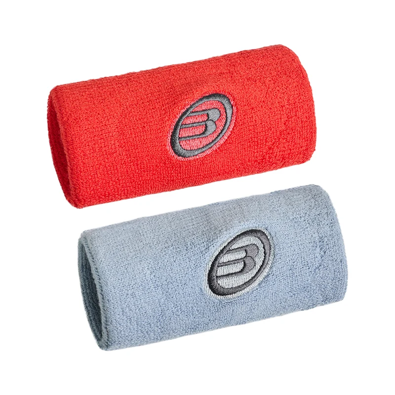 Muñequeras BULLPADEL BPMU262 I Rojo/Gris
