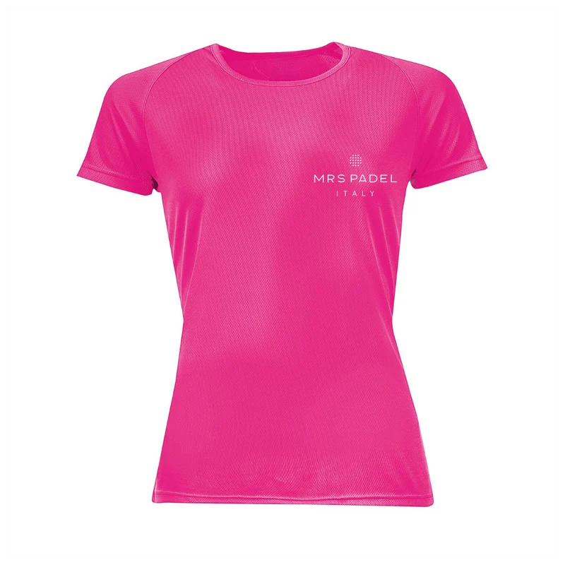 Mrs Padel Shirt Neon Roze
