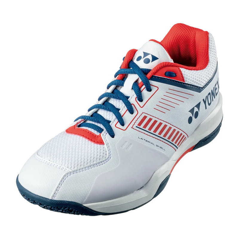 Yonex Power Cushion Strider Flow Wide (White/Red) Badminton Shoes