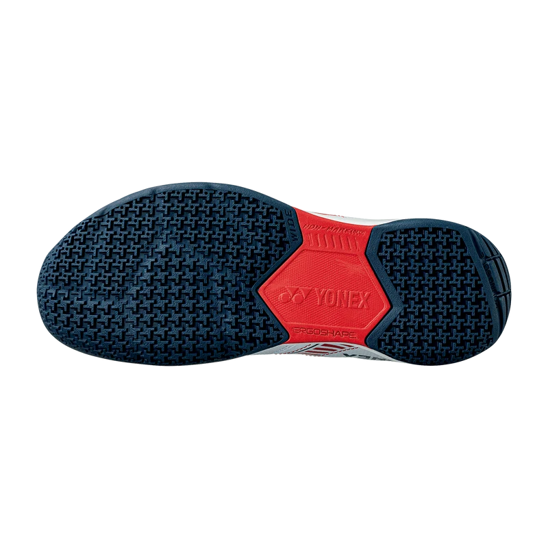 Yonex Power Cushion Strider Flow Wide (White/Red) Badminton Shoes