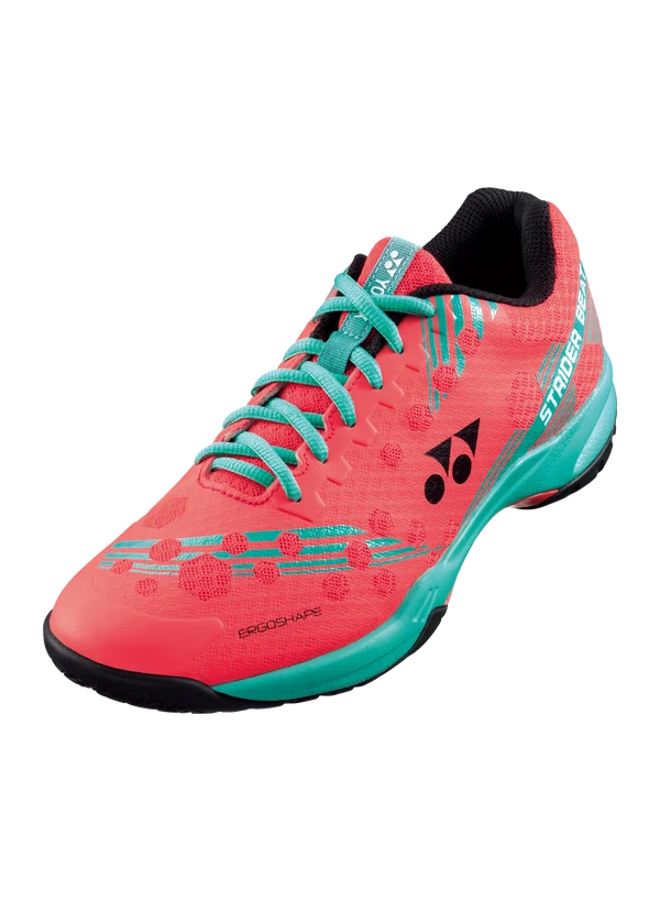 Yonex Power Cushion Strider Beat Badminton Shoes 2024 (Bright Red)