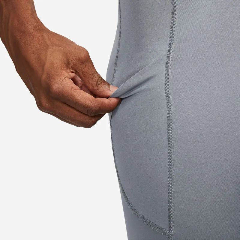 Dri-Fit Long Shorts Herren - hellgrau, schwarz