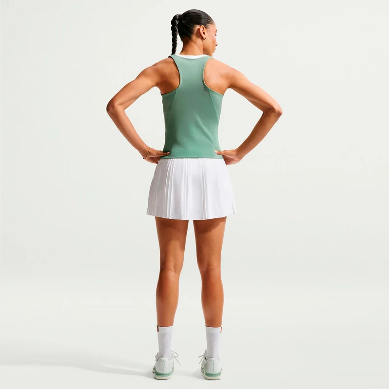 Court Dri-FIT Advantage Tank-Top Damen - graugrün, weiß