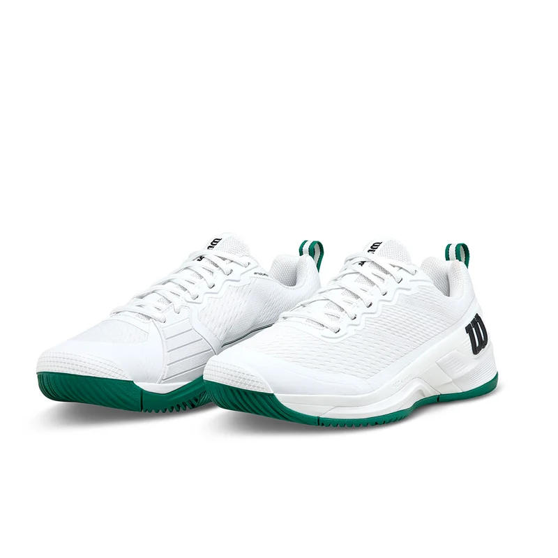 WILSON RUSH PRO 4.5 White/Green FW25 (Zapatillas)