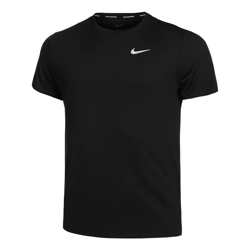 Miler Laufshirt Herren - schwarz, grau