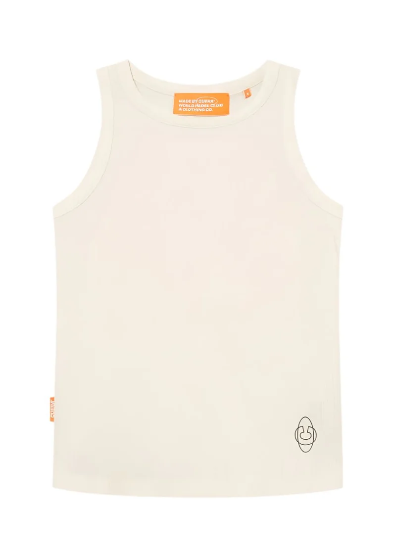 Cuera Active Rib Tank Top (Off White)