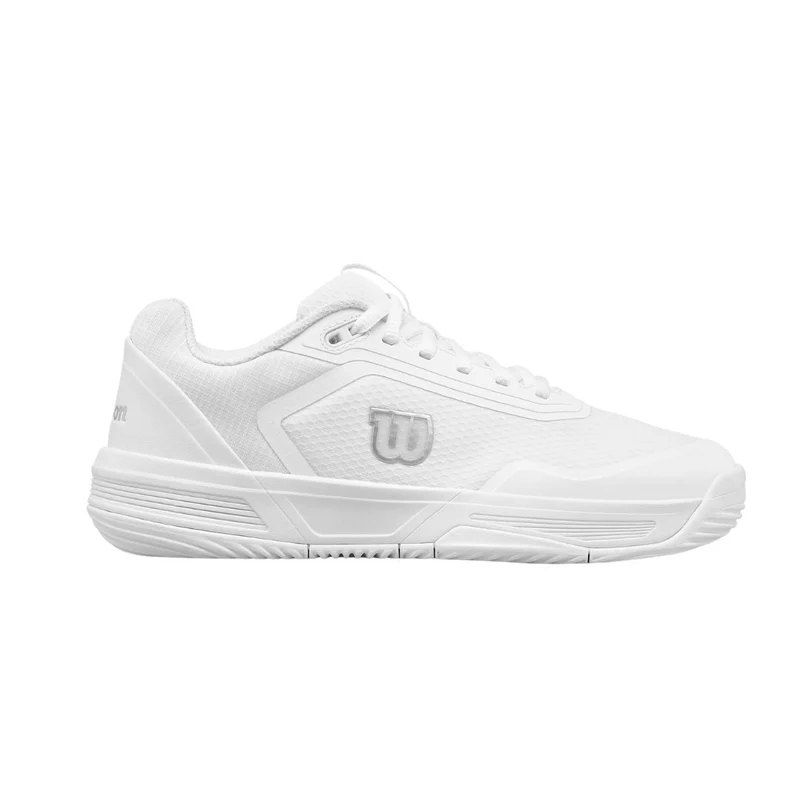 Wilson Courtglide Women Padel Shoes (White/White/Silver)