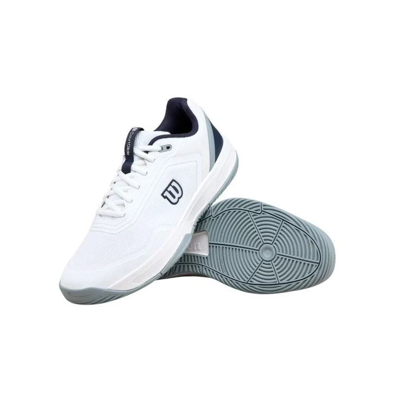 Wilson Courtglide Men Padel Shoes (White/Navy Blazer/Quarry)